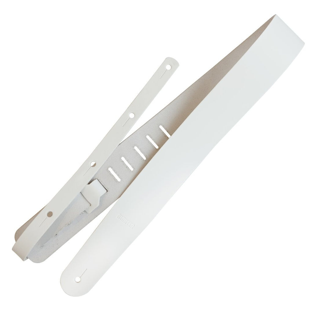 Richter Straps - Raw II Punch White Guitar Strap