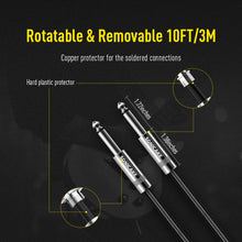 Load image into Gallery viewer, Sonicake - Guitar Cable 3m Nylon ST-ST/Black Australia