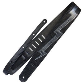 Richter Straps - Raw II Lightning Black / Titan Guitar Strap
