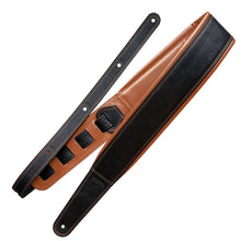 Load image into Gallery viewer, Richter Straps - Springbreak I Nappa Black / Tan Guitar Strap