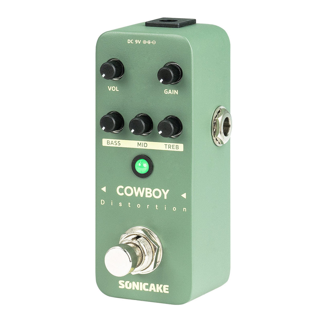 green day distortion pedal Sonicake - Cowboy Distortion - Mini Guitar Pedal – Global Music Imports