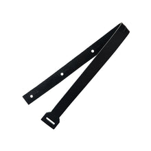 Load image into Gallery viewer, Richter Straps - Leather Tailpiece Buffalo Black
