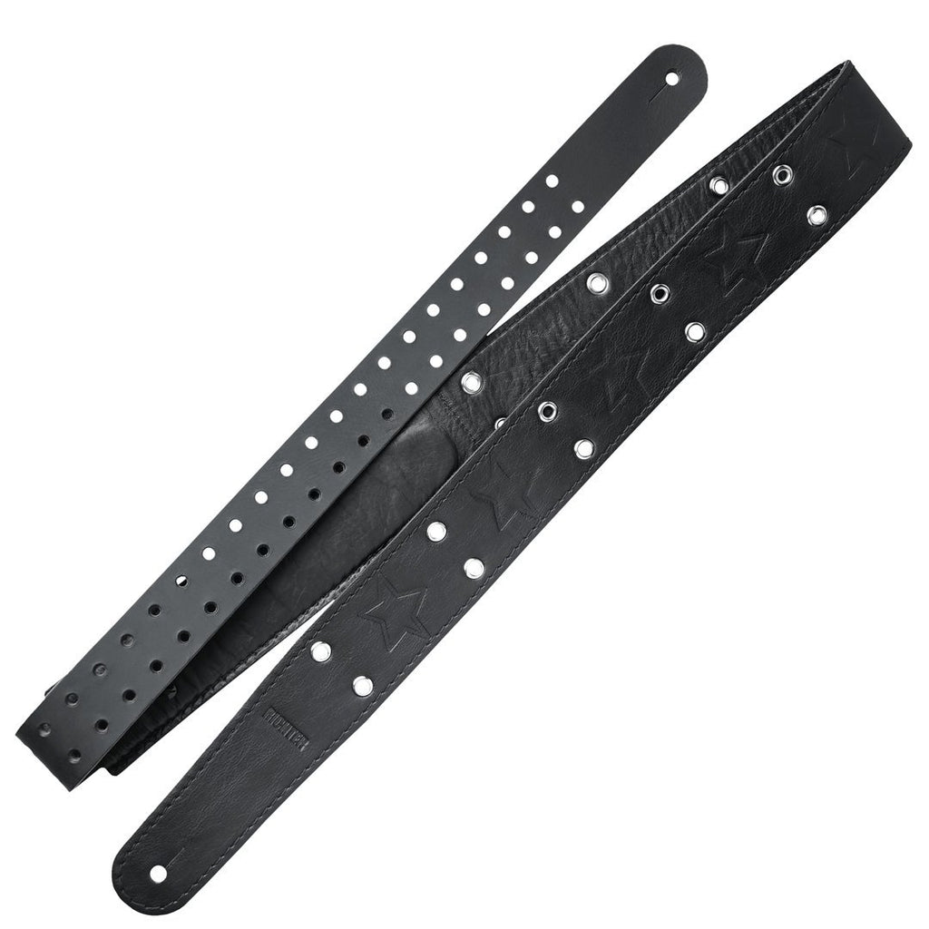 Richter Straps - Mike Dirnt Signature Black / Chrome Bass Strap