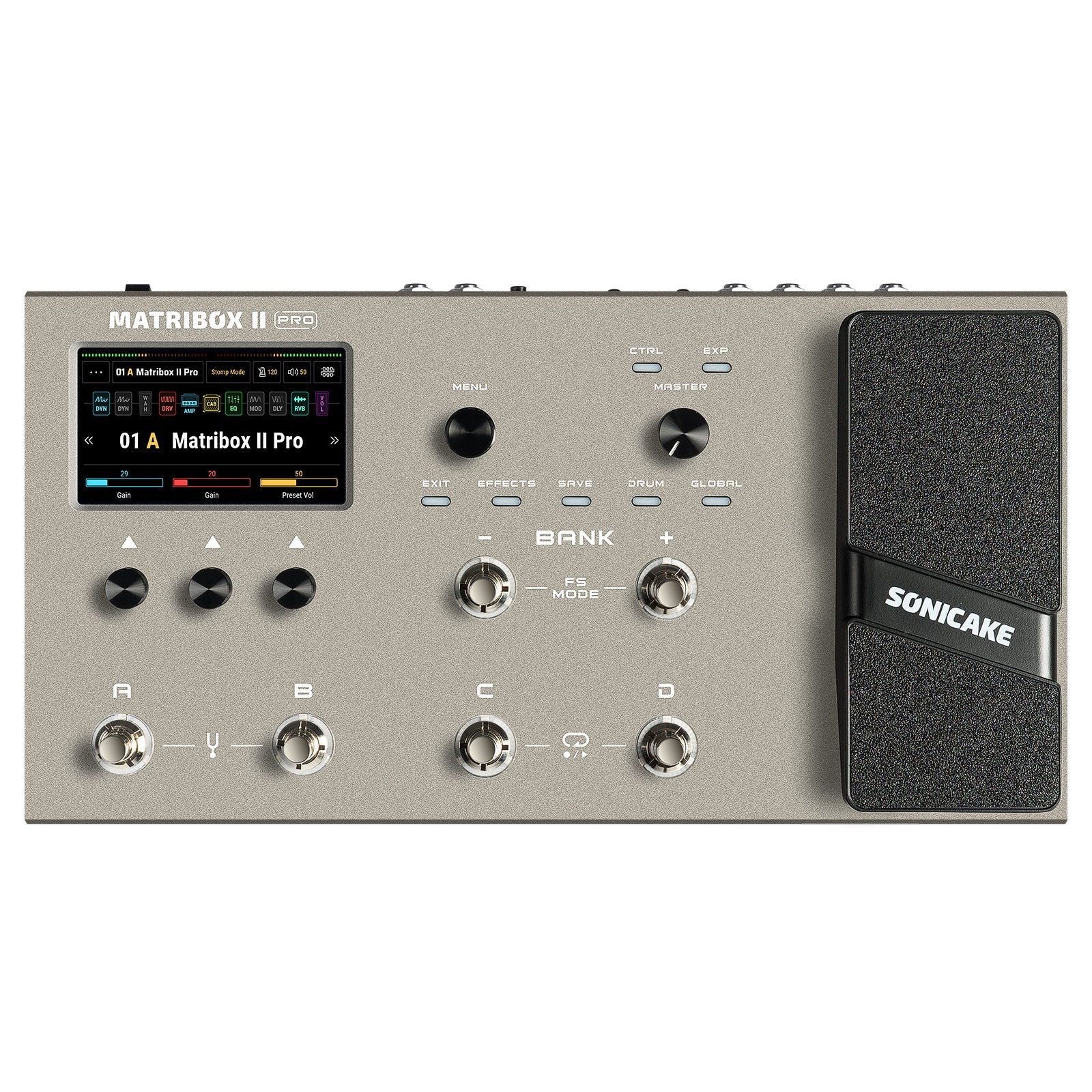 Sonicake - Matribox II Pro - Multi-Effects Guitar Pedal Australia