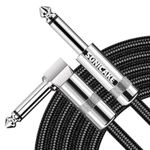 Load image into Gallery viewer, Sonicake - Guitar Cable 6m Nylon ST-RA/Black Australia