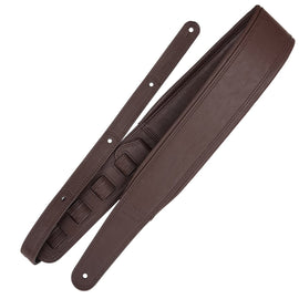 Richter Straps - Springbreak I Leatherette Brown Guitar Strap Vegan