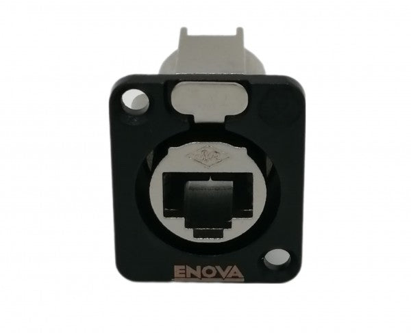 ENOVA RJ45 chassis connector Cat6A feed-through
