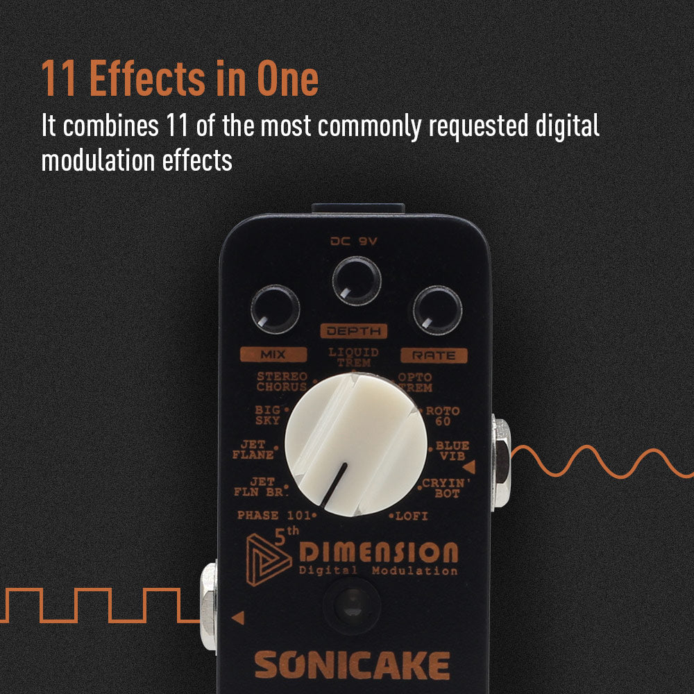 Sonicake - 5th Dimension Chorus Mini Guitar Pedal2 Australia