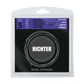 Richter Straps - Electric Bass Strings Set 45-65-85-105-130