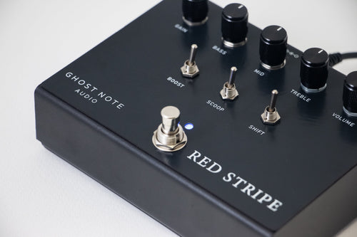 Gost Note Audio - Red Stripe - Preamp Pedal (Black)