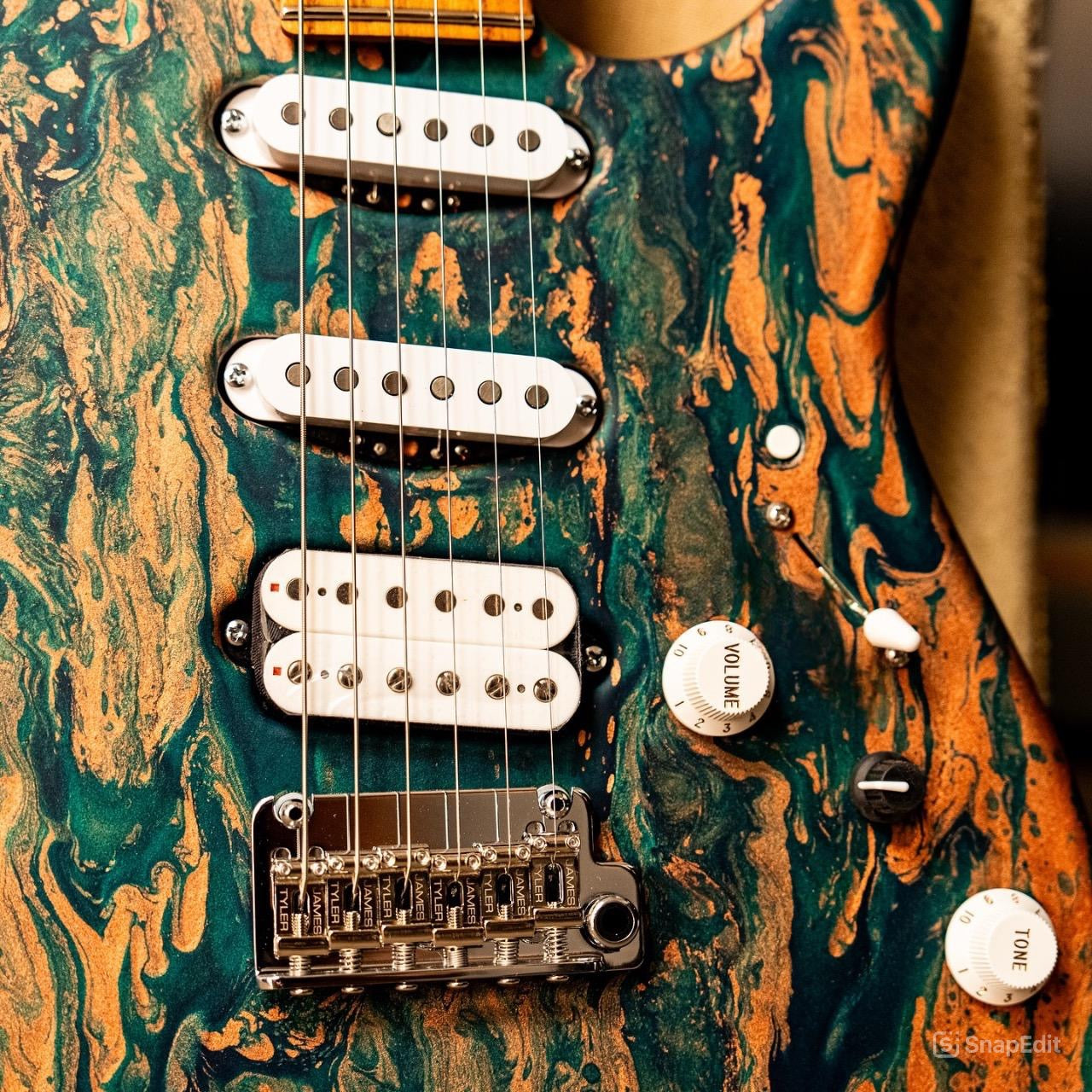 James Tyler USA Studio Elite HD Electric Guitar - Copper Patina Shmear