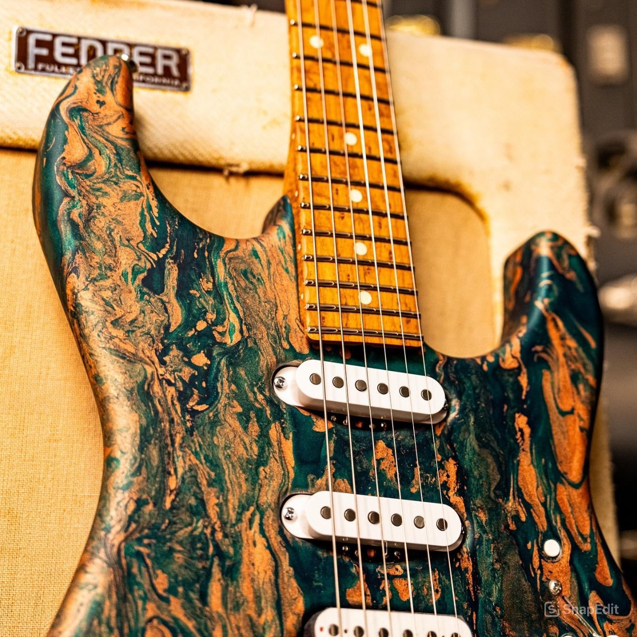 James Tyler USA Studio Elite HD Electric Guitar - Copper Patina Shmear